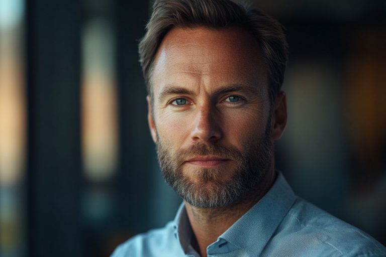 En norsk grunder ser inn i kamera etter å ha blitt lurt med løfter om suveren chatgpt på norsk.